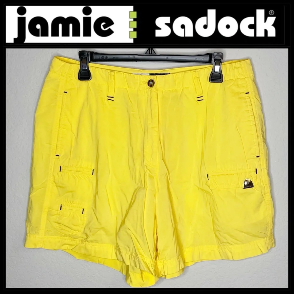 Jamie Sadock Bright Yellow Shorts Size 12